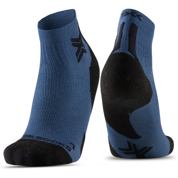 X-SOCKS® RUN DISCOVER ANKLE MARINE/X BLACK 35-38