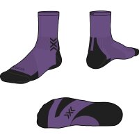 X-SOCKS® RUN DISCOVER CREW NEOBERGINE/X BLACK 39-41