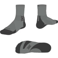 X-SOCKS® RUN DISCOVER CREW RAINCLOUD/X BLACK 45-47
