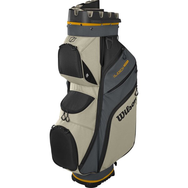 Wilson iLock 4 Dry Cart Bag - Grey/Khaki/Orange