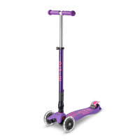 Micro Mobility maxi micro deluxe foldable LED purple