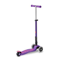 Micro Mobility maxi micro deluxe foldable LED purple