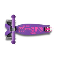 Micro Mobility maxi micro deluxe foldable LED purple