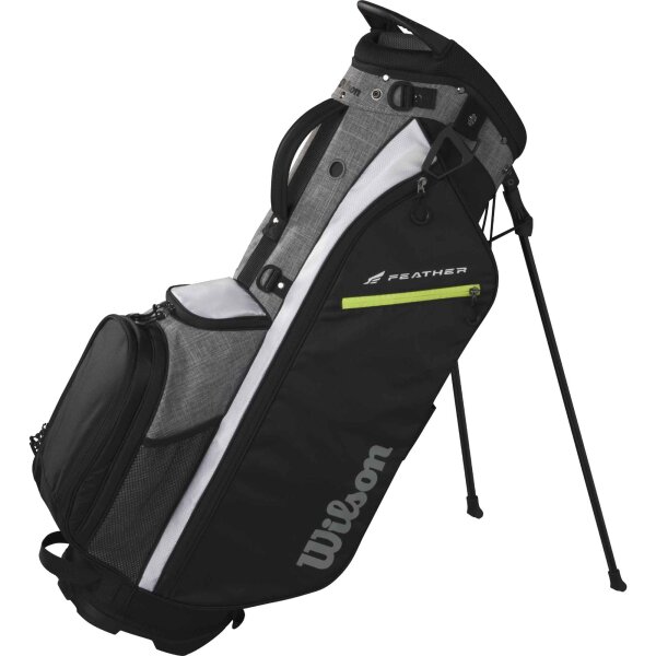 Wilson FEATHER STAND BAG Black/Grey/White