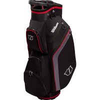 Wilson LITE 3 CART BAG Black/Charcoal/Red