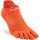 Injinji WOMENS RUN LIGHTWEIGHT NO-SHOW GRAPEFRUIT M/L
