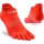 Injinji WOMENS RUN LIGHTWEIGHT NO-SHOW GRAPEFRUIT M/L