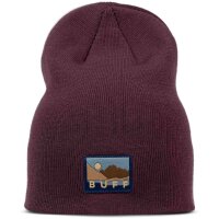 Buff® KNITTED BEANIE LILON LONG BURGUNDY