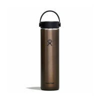 Hydro Flask 24 OZ LIGHTWEIGHT WIDE FLEX CAP B OBSIDIAN