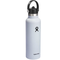 Hydro Flask 21 OZ STANDARD FLEX STRAW CAP WHITE