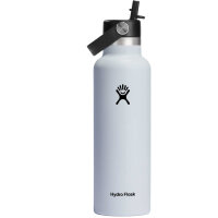 Hydro Flask 21 OZ STANDARD FLEX STRAW CAP WHITE