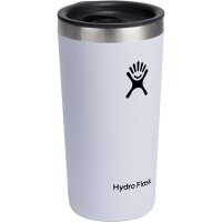 Hydro Flask 12 OZ ALL AROUND TUMBLER PRESS-IN LID WHITE