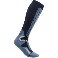 Bauerfeind Ski Alpine Compression  Socks, Men, Blue, 38-41, Wadenumfang L