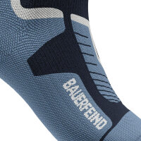 Bauerfeind Ski Alpine Compression  Socks, Men, Blue, 46-49, Wadenumfang M