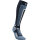 Bauerfeind Ski Alpine Compression  Socks, Men, Blue, 46-49, Wadenumfang M