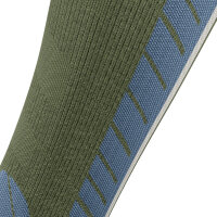 Bauerfeind Ski Alpine Compression  Socks, Women, Green, 43-46, Wadenumfang M
