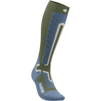 Bauerfeind Ski Alpine Compression  Socks, Women, Green, 43-46, Wadenumfang L