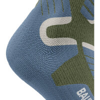 Bauerfeind Ski Alpine Compression  Socks, Women, Green, 43-46, Wadenumfang L