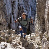 Bauerfeind Outdoor Merino Compression Socks, Women, Coral, 35-38, M