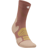 Bauerfeind Outdoor Merino Mid Cut Socks, Women, Coral, 39-42