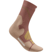 Bauerfeind Outdoor Merino Mid Cut Socks, Women, Coral, 43-46