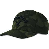 CALLAWAY GOLF HEADWARE CAMO SNAPBACK ADJ GRN 21