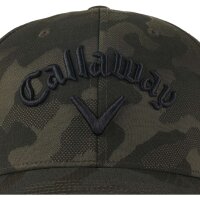 CALLAWAY GOLF HEADWARE CAMO SNAPBACK ADJ GRN 21