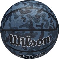 Wilson MVP CAMO BSKT BLUE SIZE 6