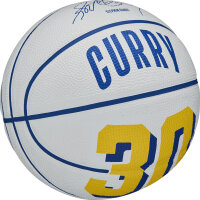 Wilson NBA PLAYER ICON MINI BSKT CURRY Bl/Ye