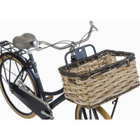 BASIL V.R.-Korb "Dijon" grau/schwarz Gr. L (L x B x H): 36 x 49 x 27 cm