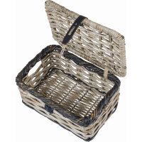 Basil Korb Dijon mit Deckel Gr. S, Maße (L x B x H): 27 x 39 x 21 cm