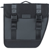Basil Doppeltasche Tour schwarz, inkl. MIK 2.0 Adapterplatte