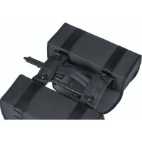 Basil Doppeltasche Tour schwarz, inkl. MIK 2.0 Adapterplatte