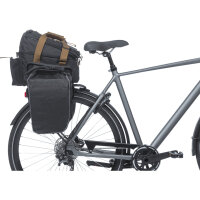 Basil Gepäckträgertasche Miles XL Pro MIK 2.0 Polyester, black slate