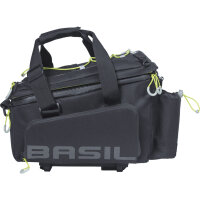 Basil Gepäckträgertasche Miles XL Pro MIK 2.0 Polyester, black lime