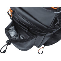 Basil Gepäckträgertasche Miles XL Pro MIK 2.0 Tarpaulin, black orange