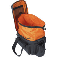 Basil Gepäckträgertasche Miles XL Pro MIK 2.0 Tarpaulin, black orange