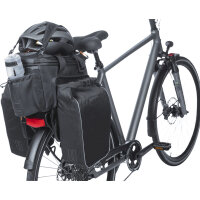 Basil Gepäckträgertasche Miles XL Pro MIK 2.0 Tarpaulin, black orange