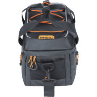 BASIL Gepäckträgertasche "Miles MIK 2.0" black orange