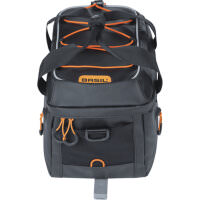 BASIL Gepäckträgertasche "Miles MIK 2.0" black orange
