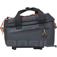 BASIL Gepäckträgertasche "Miles MIK 2.0" black orange