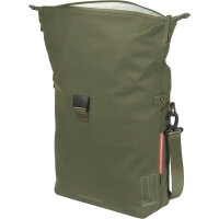 Basil Schultertasche Soho MIK Studs moss green