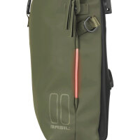 Basil Schultertasche Soho MIK Studs moss green