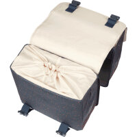 Basil Doppeltasche Flair Doppeltasche Universal Bridge navy