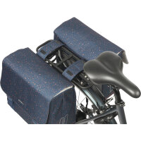 Basil Doppeltasche Flair Doppeltasche Universal Bridge navy