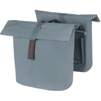 Basil Doppeltasche City Double Pannier Bag MIK 2.0 graphite blue