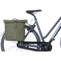 Basil Doppeltasche City Double Pannier Bag MIK 2.0 moss...