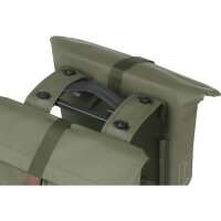 Basil Doppeltasche City Double Pannier Bag MIK 2.0 moss green