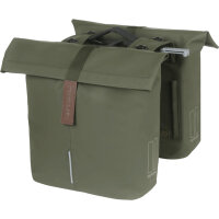 Basil Doppeltasche City Double Pannier Bag MIK 2.0 moss green