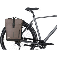 Basil Doppeltasche Move Doppeltasche MIK 2.0 braun